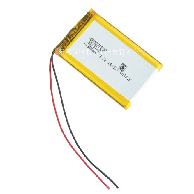 503759 3.7V1350mAh車(chē)載GPS報(bào)警器鋰電池